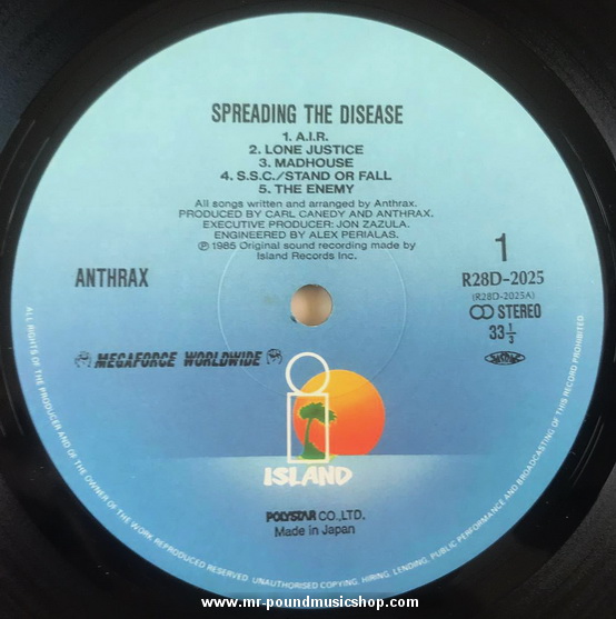 Anthrax - Spreading The Disease