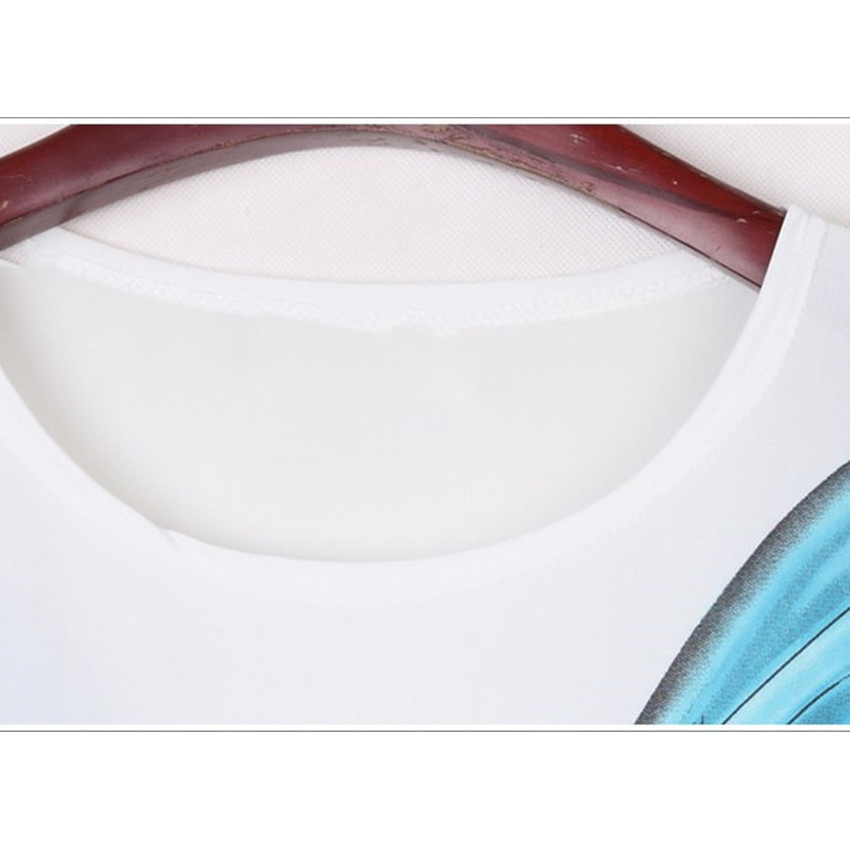 MOKE Women's Ice Silk Butterfly Loose Novelty Print Autumn-SummerDresses For Women purple - Intl