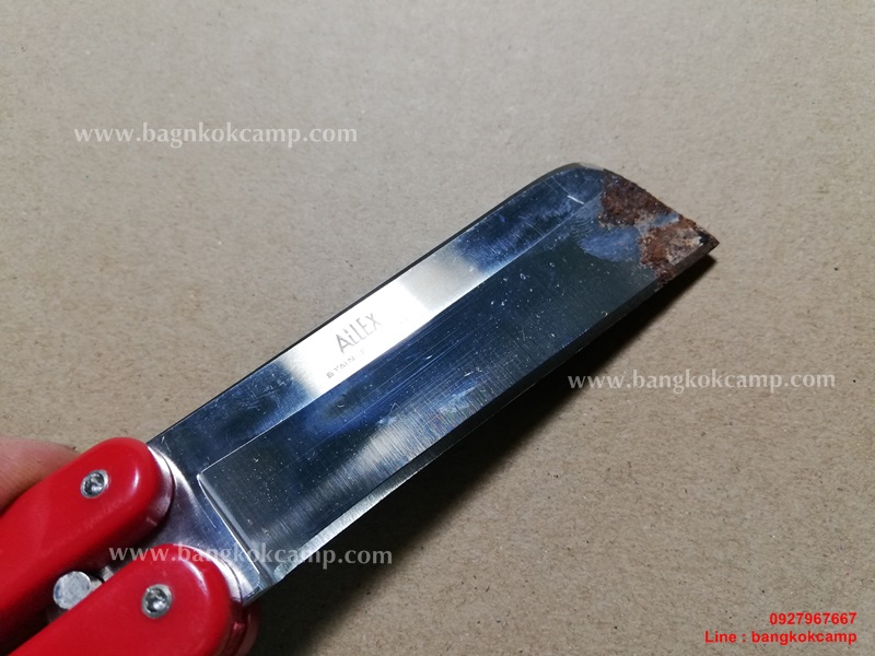 มีดญี่ปุ่น, มีดพับญี่ปุ่น รุ่นเก่า JAPAN ใหม่เก่าเก็บ (สีแดง)