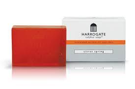 Harrogate Spring Citrus 50 ก.สบู่น้ำแร่ใช้รักษาอาการผดผื่นคัน มีฤทธิ์ฆ่าเชื้ออ่อนๆ