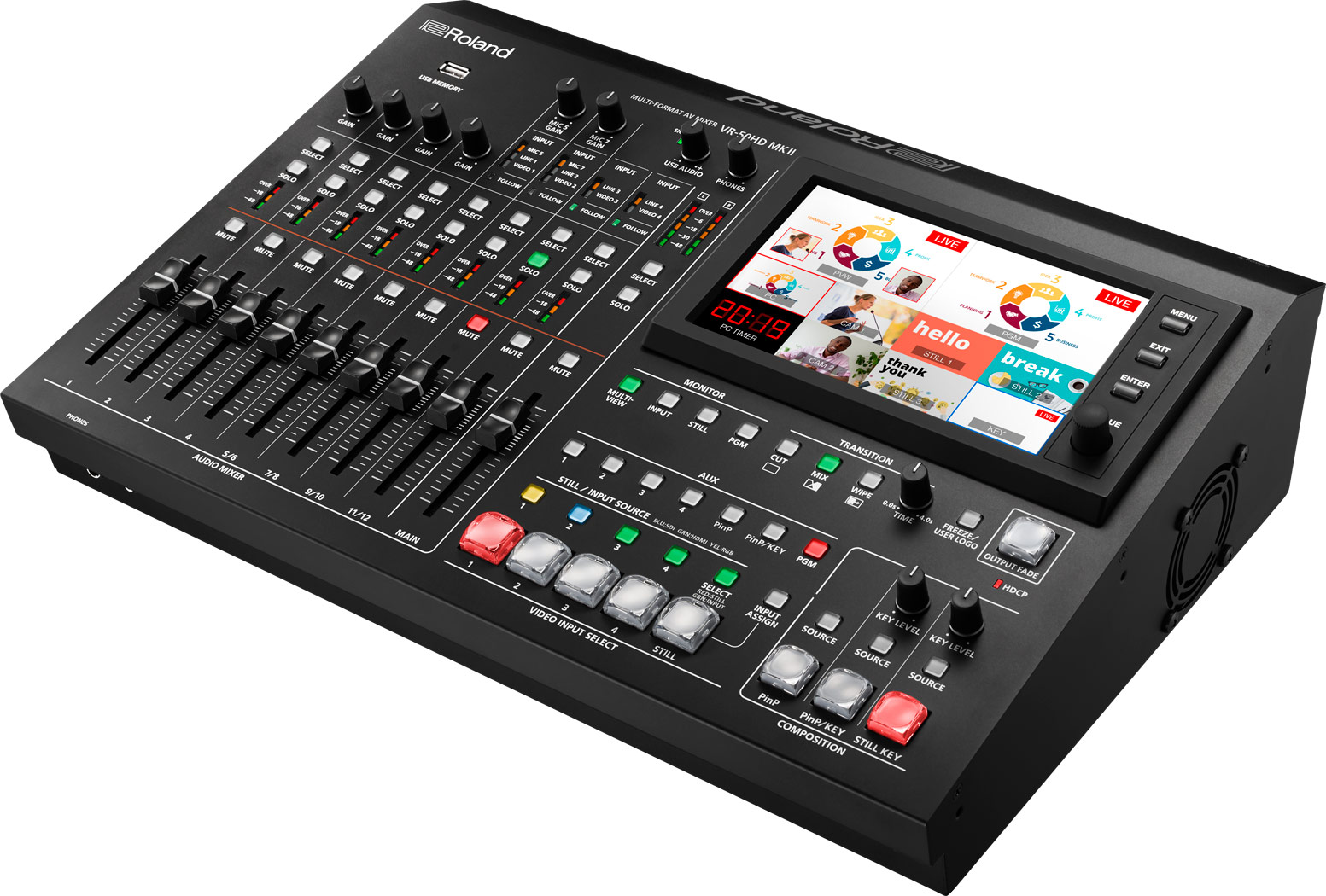 Roland VR-50HD MK II Multi-Format AV Mixer