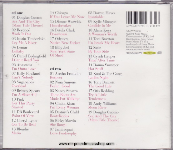 Various Artists - Sex And The City - Music From And Inspired By The TV Series