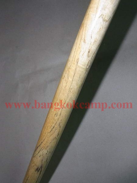 ไม้มงคลหายาก... ไม้ตะพด(ไม้แจง) ลายสวย ลายเนื้อไม้เหมือนงาช้าง (ลายธรรมชาติของไม้ชนิดนี้ ไม่ใช่แตกหรือร้าว) หัว+ท้ายทองเหลือง