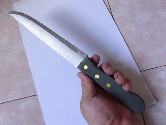 มีดญี่ปุ่น SEKIZO ตรานกอินทรีย์.ใบมีด 7.5นิ้ว...MOLYBDENUM VANADIUM STAINLESS STEEL... Made in Japan แท้ ของใหม่เก่าเก็บ