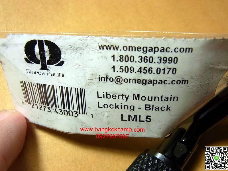 Snaplink-Carabiners OMEGAPAC ...Liberty Mountain Locking - Black LML5... Made in USA