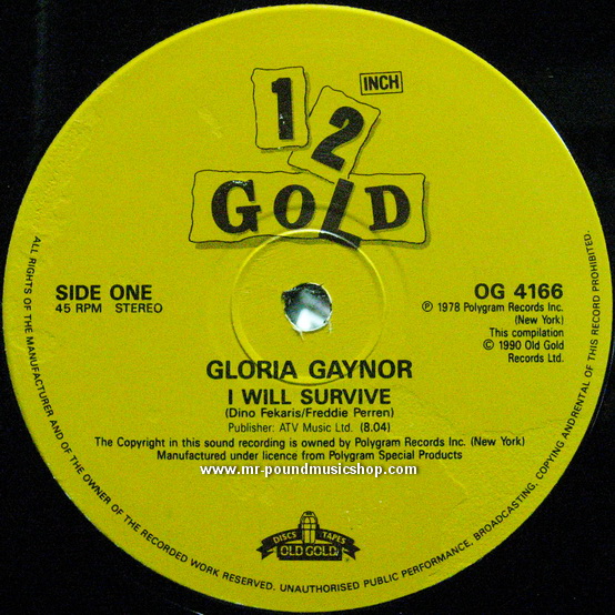 Gloria Gaynor - I Will Survive / Let Me Know (I Have The Right)