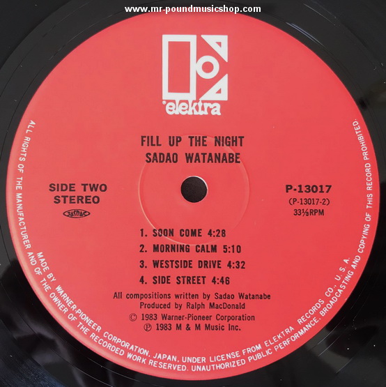 Sadao Watanabe - Fill Up The Night