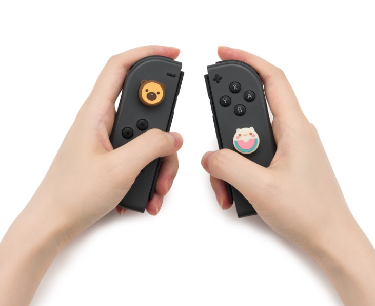 GeekShare ของแท้ ซิลิโคนอนาล็อก Switch joy-con (กล่อง2คู่)