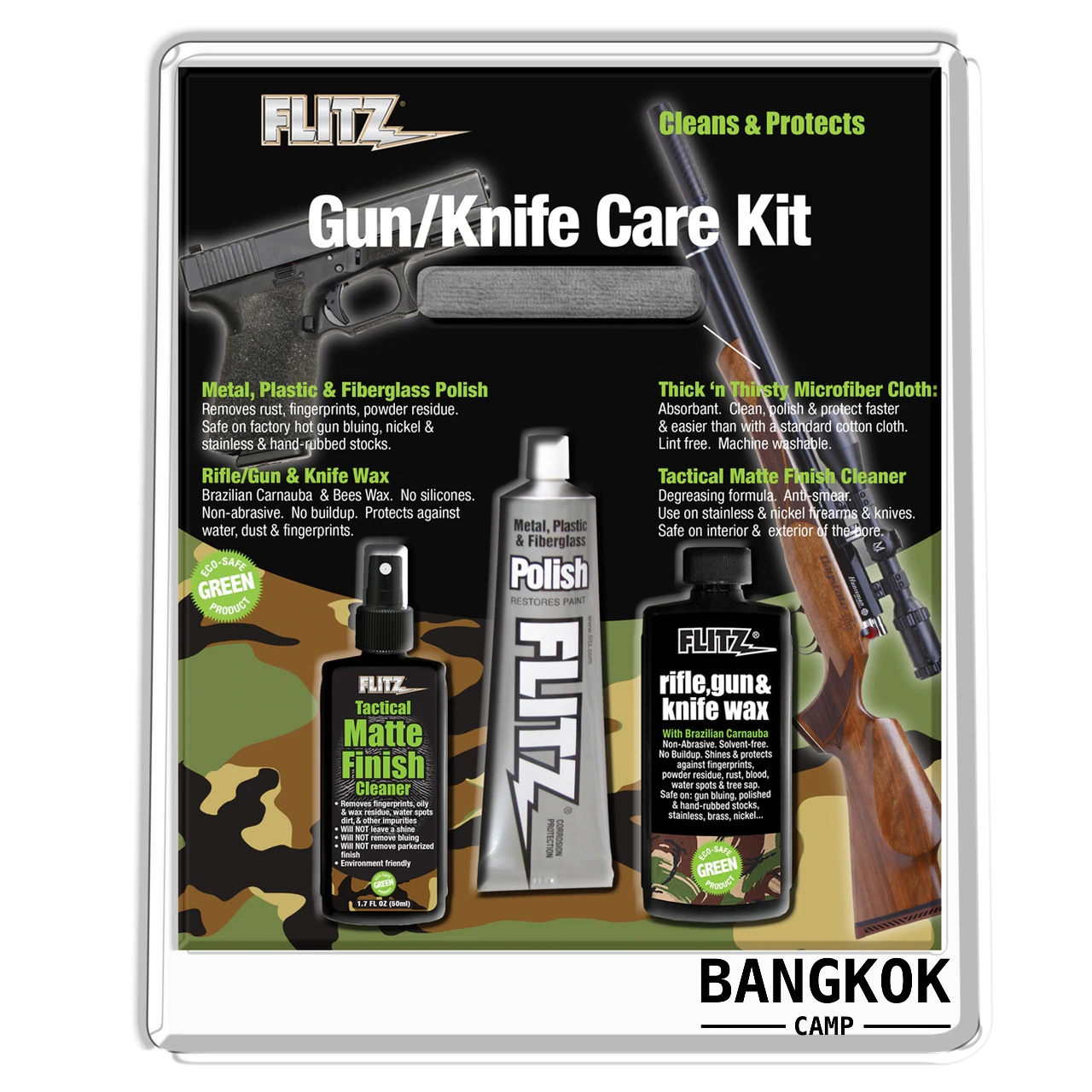 Flitz Gun/Knife Care Kit KG41501 ผลิตภัณฑ์บำรุงรักษามีดและปืน