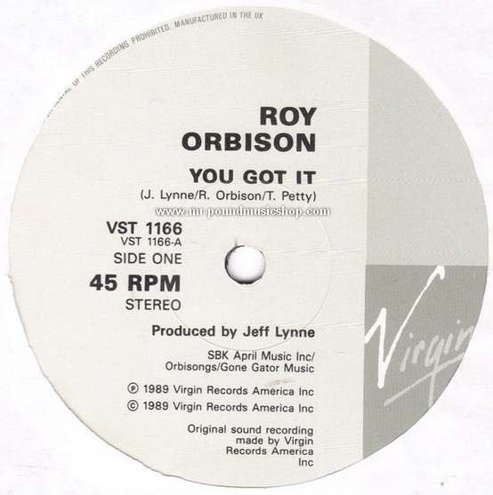 Roy Orbison - You Got It