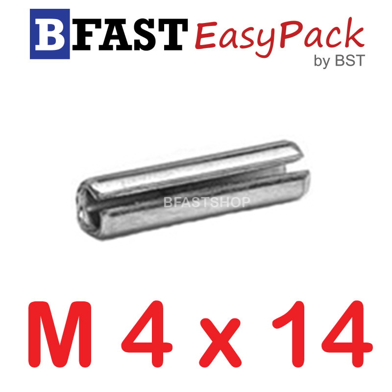 ปิ๊นตะกุดสแตนเลส SUS M4 x 14 (5 ตัว/ถุง)