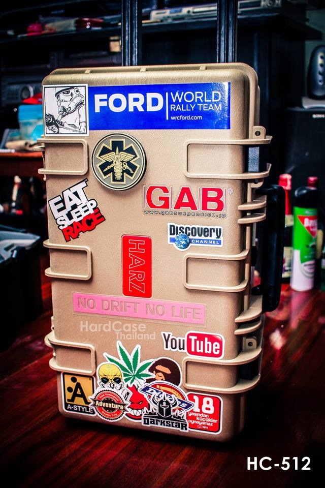 กระเป๋ากล้อง กล่องกันกระแทก Hardcase HARZ รุ่น HC-512 ไส้ตีนตุ๊กแก สีทราย