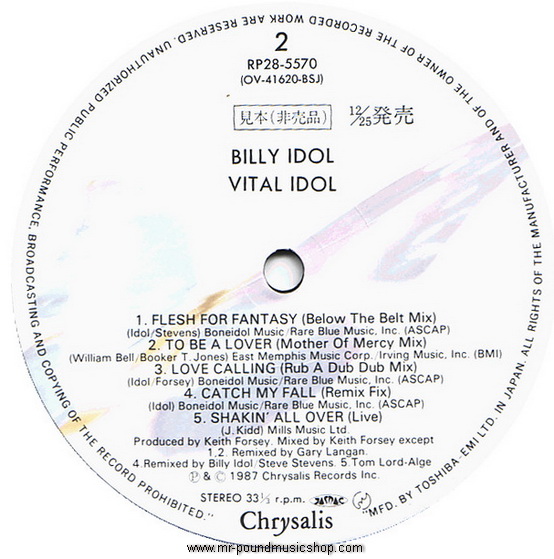Billy Idol - Vital Idol