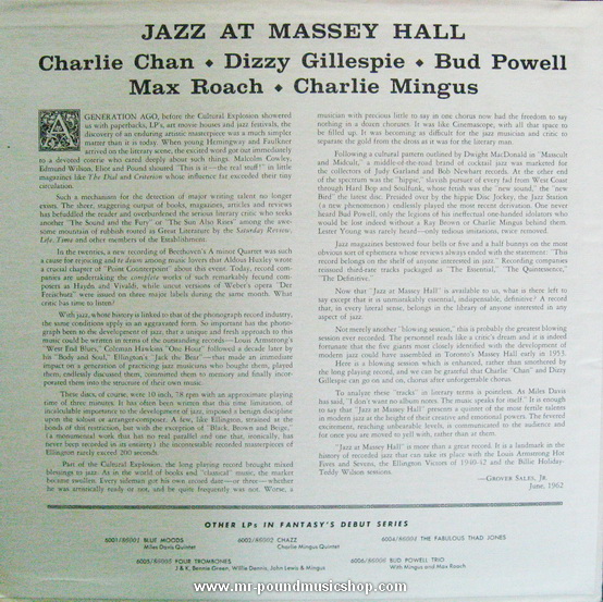 The Quintet - Jazz At Massey Hall