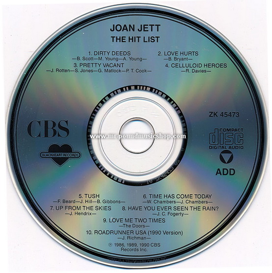 Joan Jett - The Hit List