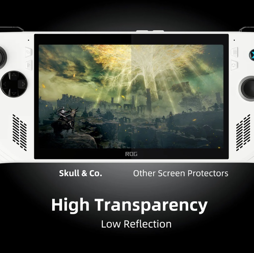 Skull & Co. Tempered Glass Screen Protector for ROG Ally & Ally X (2 Pack)