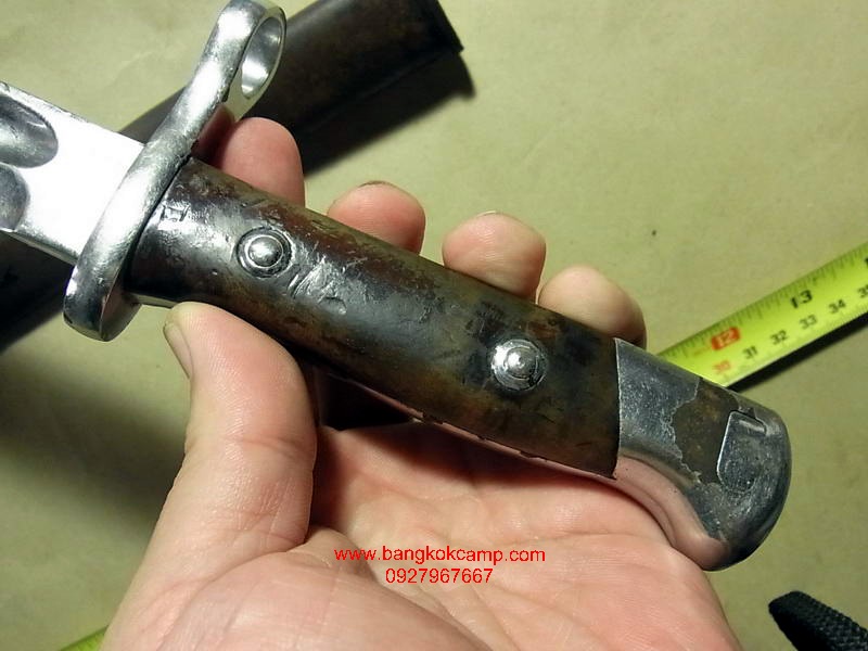 มีดทหารเยอรมัน Chile Mauser Bayonet M1889 made by Weyersberg Kirschbaum u.CO Solingen Made in GERMANY