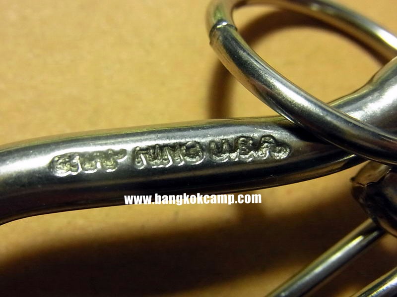 พวงกุญแจ คาราบิเนอร์ Carabiners สแน็ปลิงค์ Snaplink - สแตนเลส (ทรงบอลลูน) ขนาด2.5นิ้ว Made in USA.