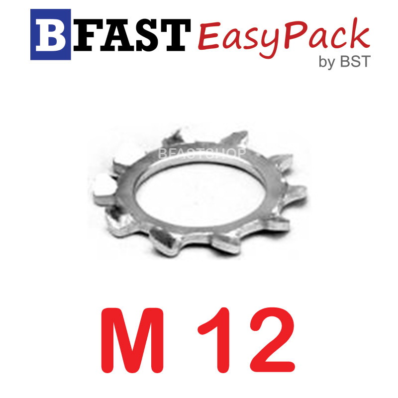 แหวนจักรนอกสแตนเลส SUS M12 (8 ตัว/ถุง)
