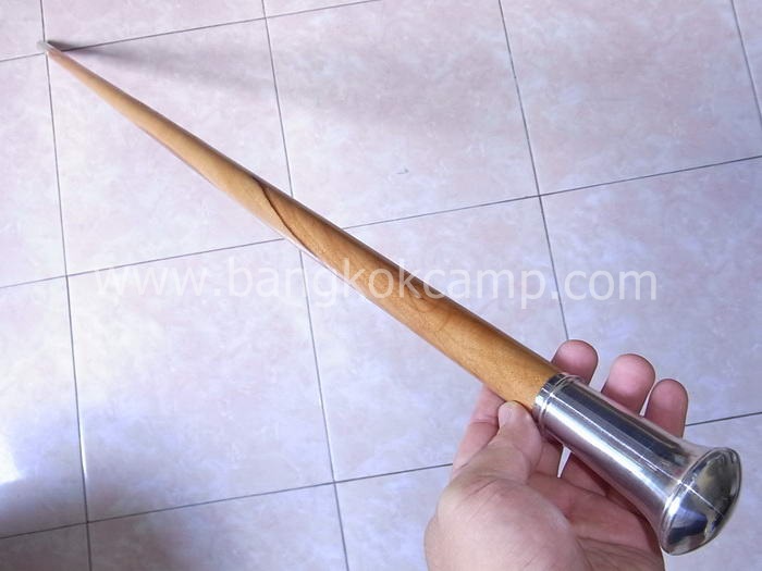 ไม้มงคลหายาก... ไม้ตะพด(มะยมป่า หรือ ตะค้ำ) หัวป้าน+ท้ายไททาเนียม ยาว99ซม