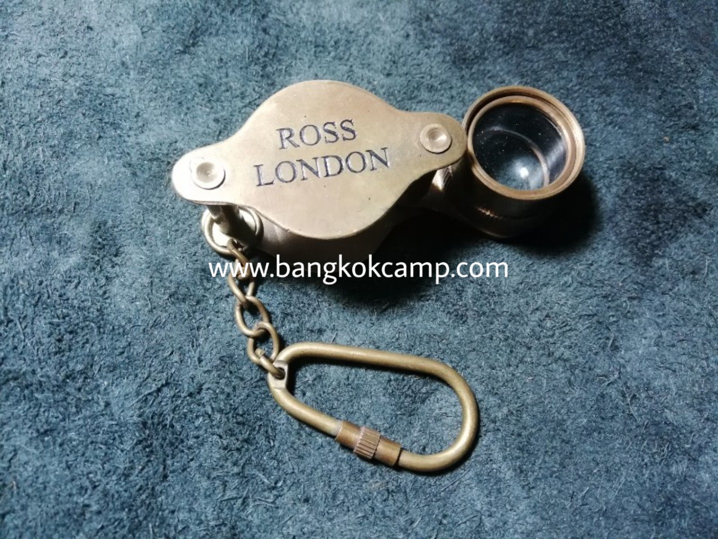 กล้องส่องพระ ROSS LONDON ทองเหลือง เลนส์ใส สภาพสมบูรณ์