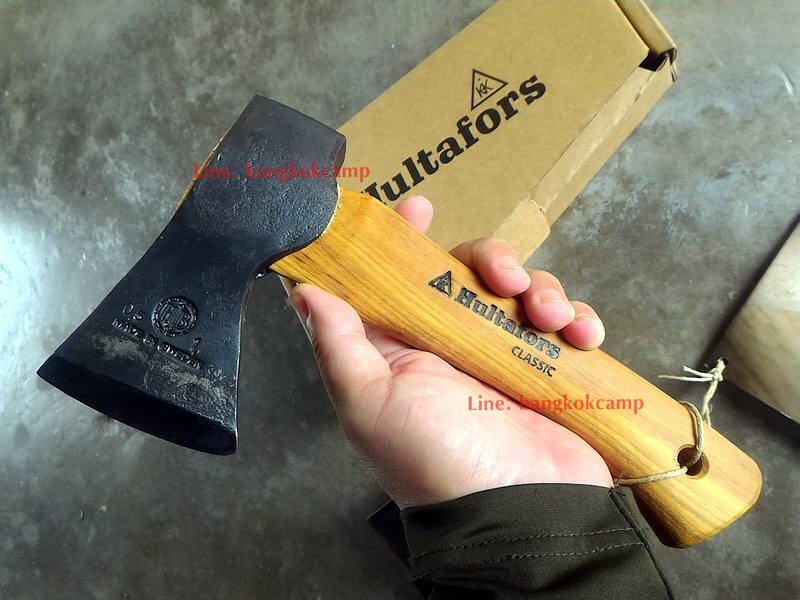 ขวานสวีเดน Hultafor Classic 0.5กก. (1ปอนด์) Made in Sweden (Handmade) พร้อมกล่อง+ซองหน้ง