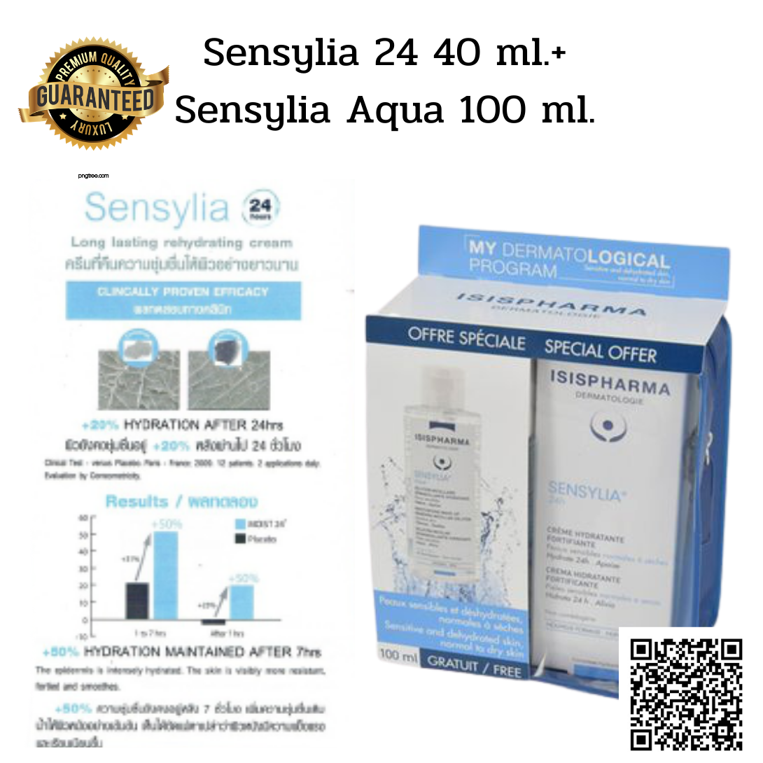 SENSYLIA 24 40 ml+SENSYLIA AQUA 100 ML.