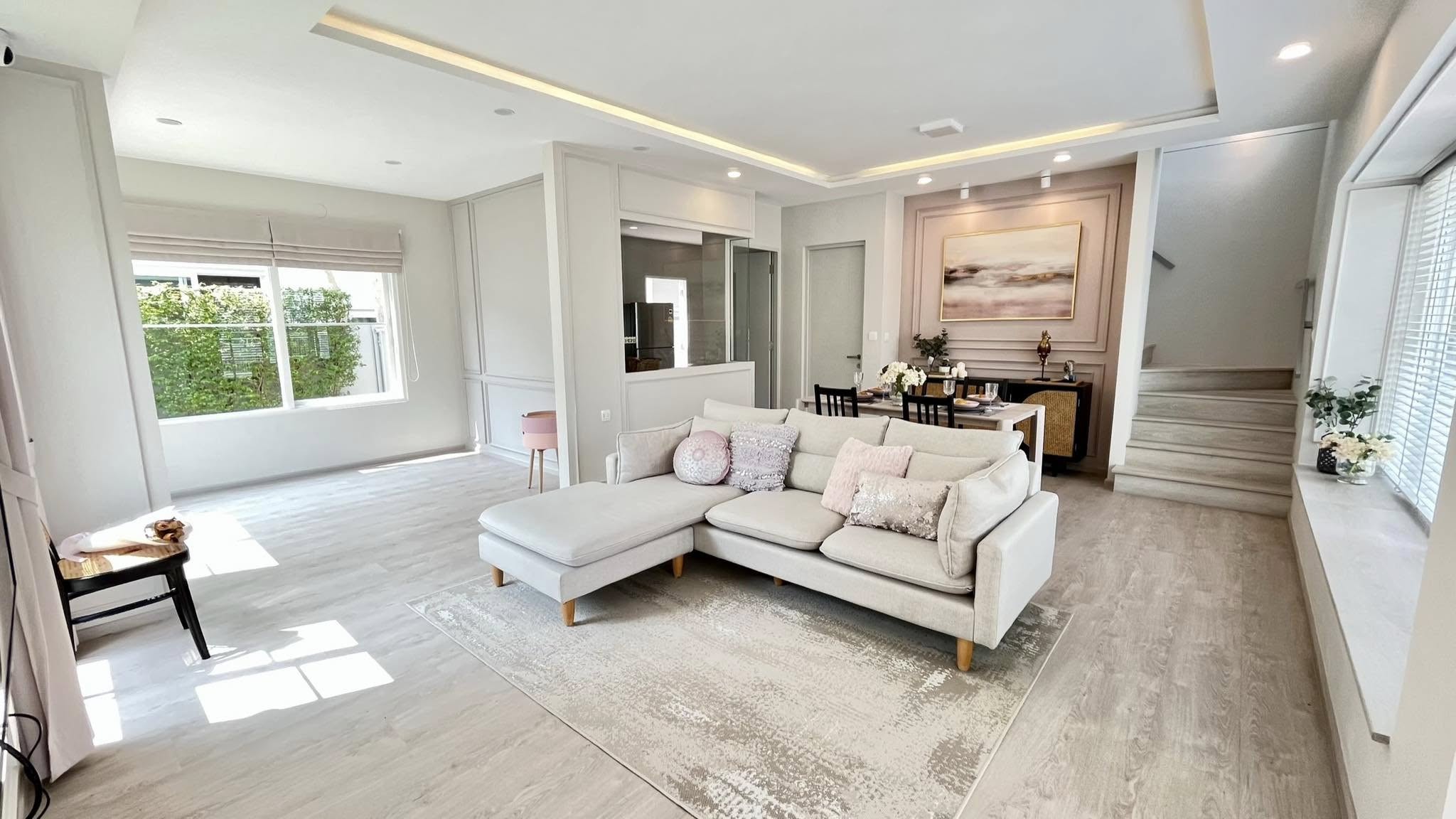 ให้เช่าบ้านใกล้เมกะบางนา โครงการ Anya Bangna-Ramkhamhaeng 2 : อัญญ่า บางนา-รามคำแหง 2 หลังนี้ private มาก และอยู่ข้างหลัง clubhouse เลย