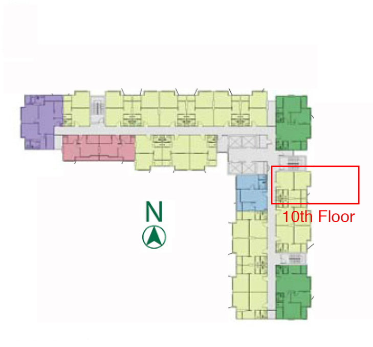 ให้เช่าคอนโด U Delight @ Jatujak Station (ยู ดีไลท์ แอท จตุจักร สเตชั่น) 1 ห้องนอน 32 ตร.ม.ชั้น 10 อาคาร บี