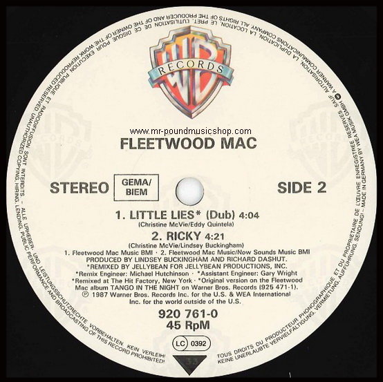 Fleetwood Mac - Little Lies (Extended Version)