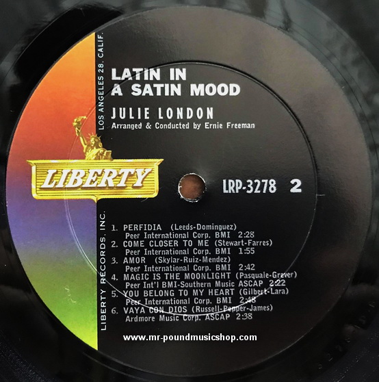 Julie London - Sings/Latin in A Satin Mood