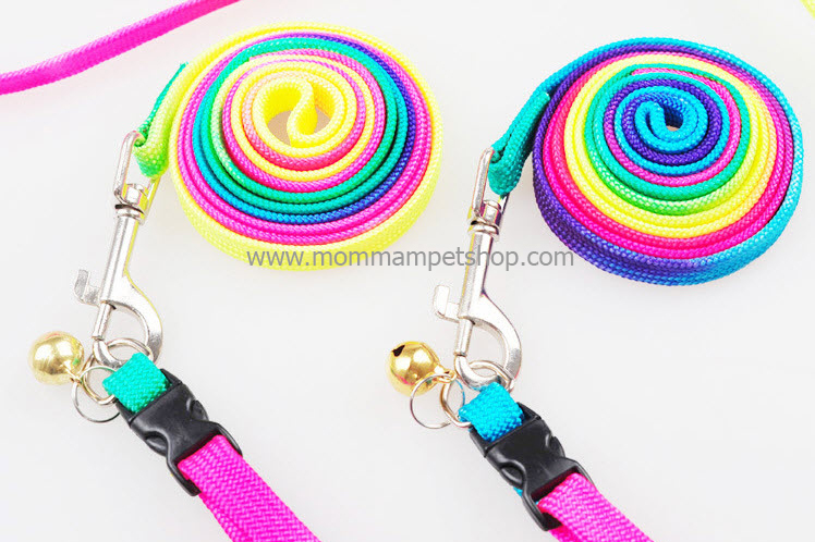 ปลอกคอ+สายจูง แบบรัดคอ