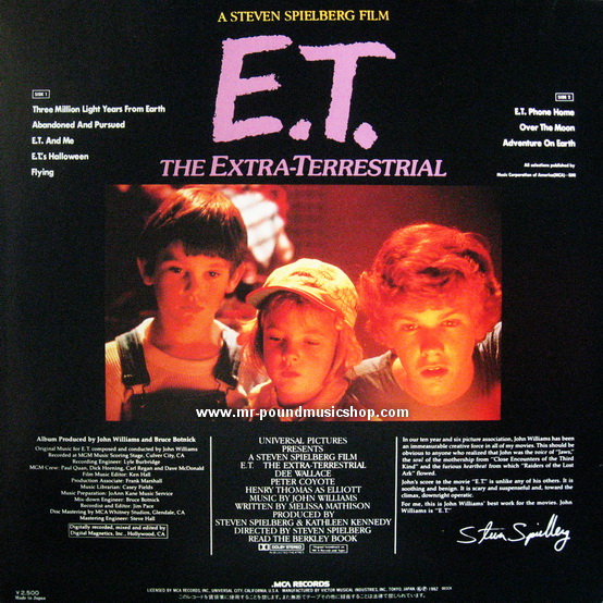 John Willams - E.T. The Extra-Terrestrial (Music From The Original Motion Soundtrack)