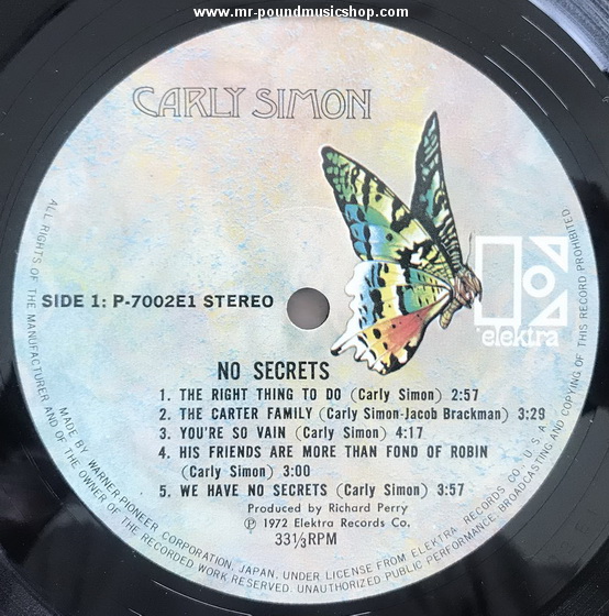 Carly Simon - No Secrets