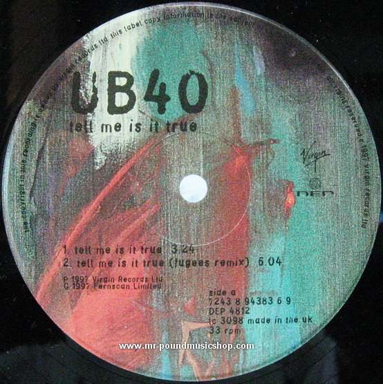 UB40 - Tell Me Is It True