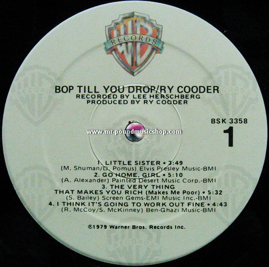Ry Cooder - Bop Till You Drop