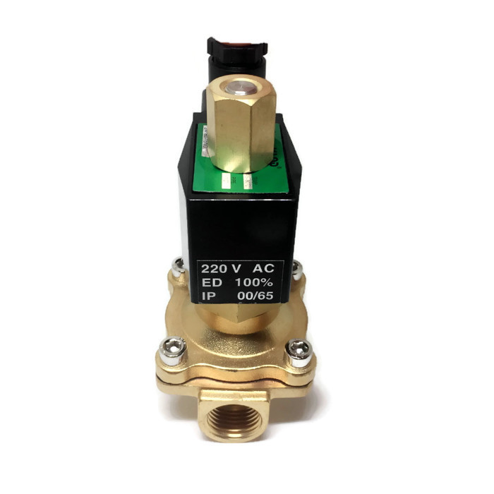 โซลินอยด์วาล์วทองเหลือง 2/2