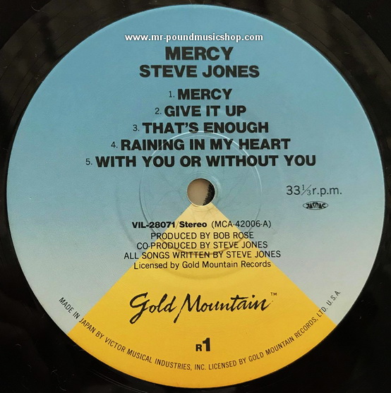 Steve Jones - Mercy