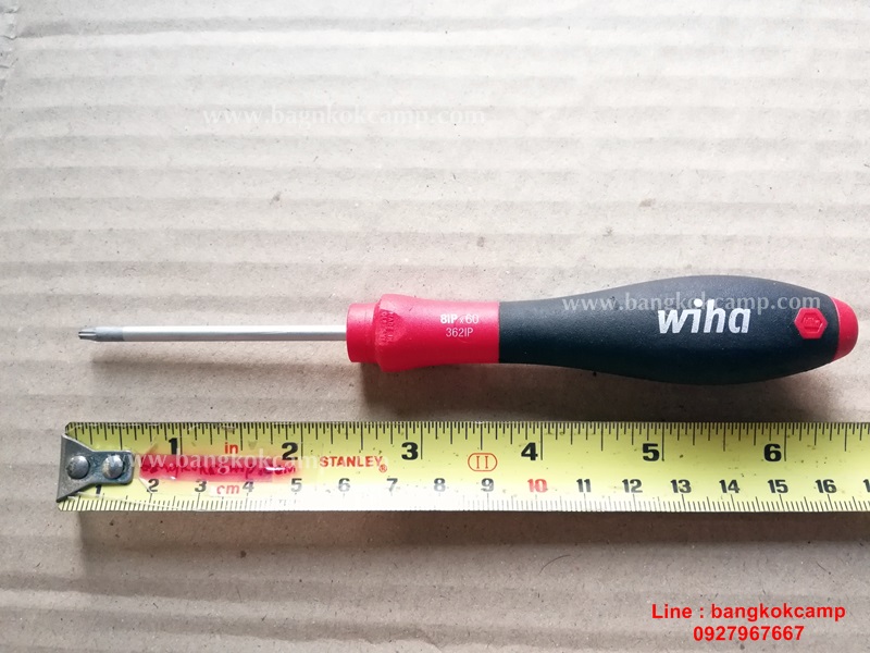 ไขควงดาวแฉก เยอรมัน Wiha .SoftFinish .. 8IPx60....(362IP)..Made in Germany...ใหม่ แท้ ใช้กับคีมเอนกประสงค์ Leatherman