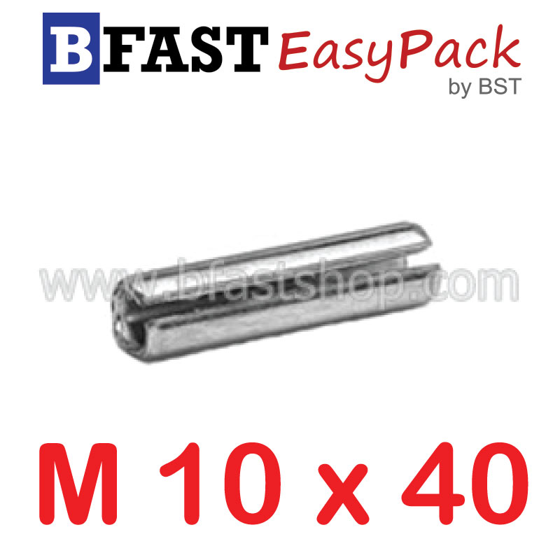 ปิ๊นตะกุดสแตนเลส SUS M10 x 40 (1 ตัว/ถุง)