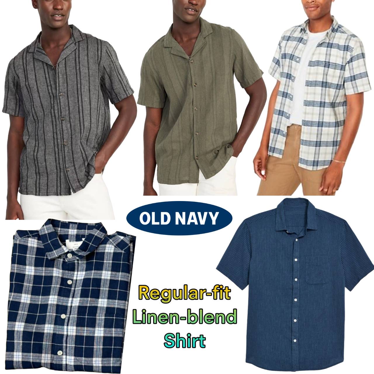Old Navy Linen-Blend Everyday Shirt