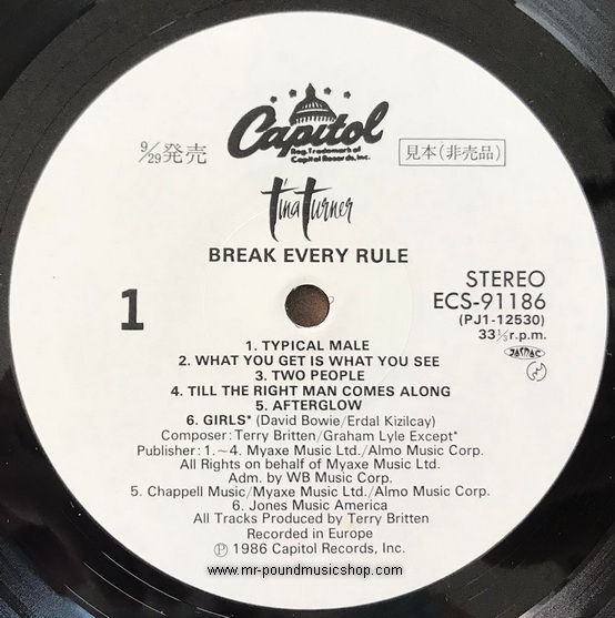 Tina Turner - Break Every Rule