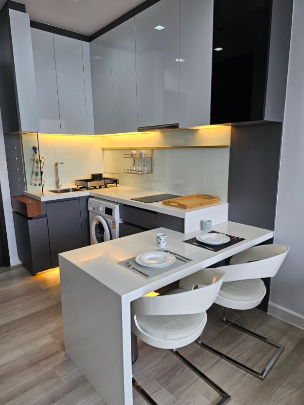 ให้เช่าคอนโด Ivy Ampio (ไอวี่ แอมพิโอ) 1 ห้องนอน 1 ห้องน้ำ ขนาด43 ตรม ชั้น 29 ราคาพิเศษ 28,000 บาทต่อเดือน