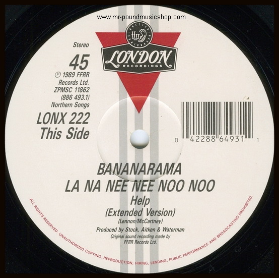 Bananarama with La na nee nee noo noo - Help