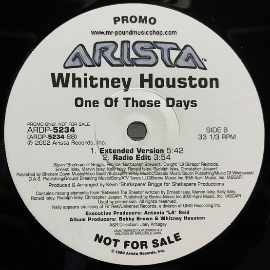 Whitney Houston Featuring: Nelly - One Of Those Days (Remix)