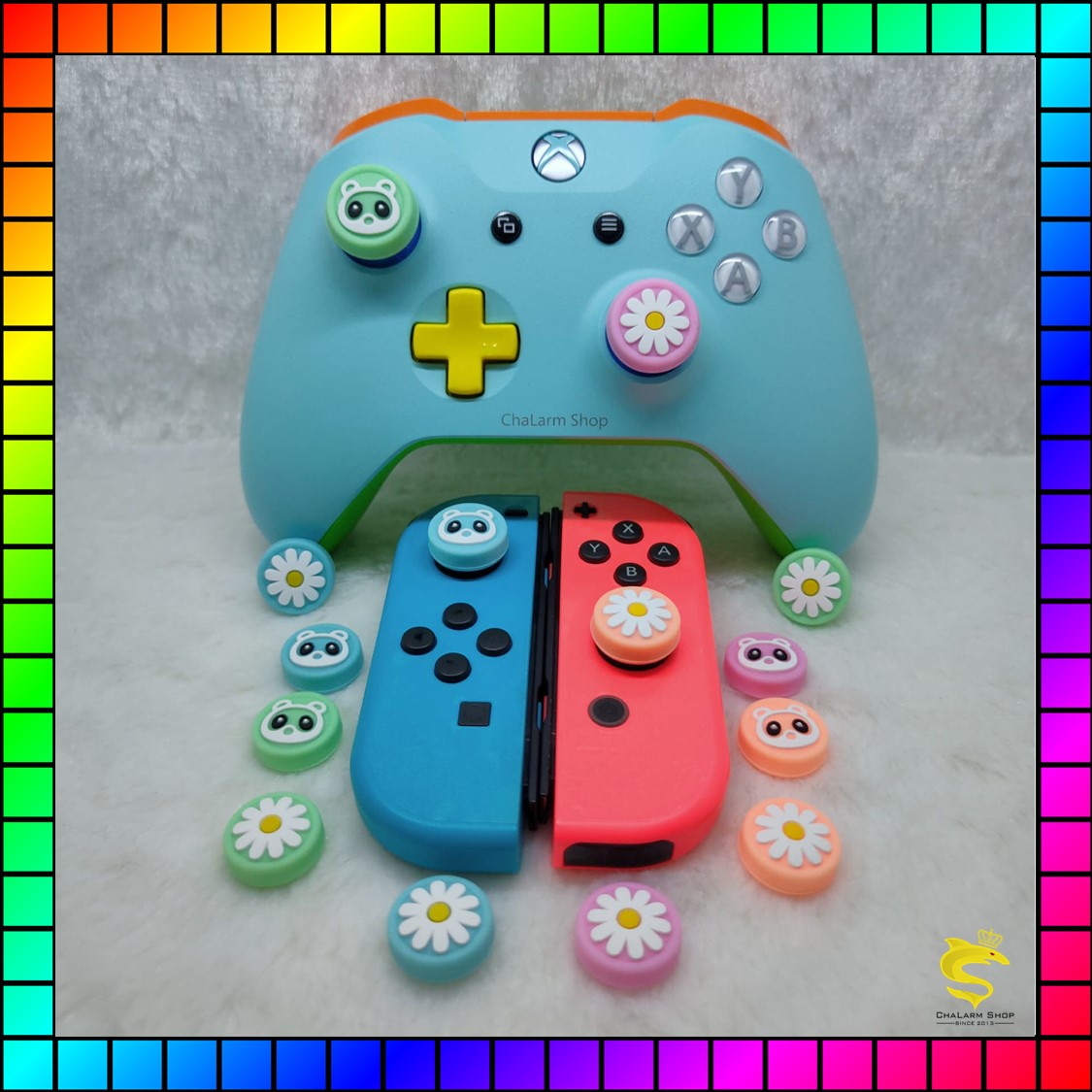 ซิลิโคนอนาล็อกเท้าแมว Switch joy-con Onexplayer (1ชิ้น)