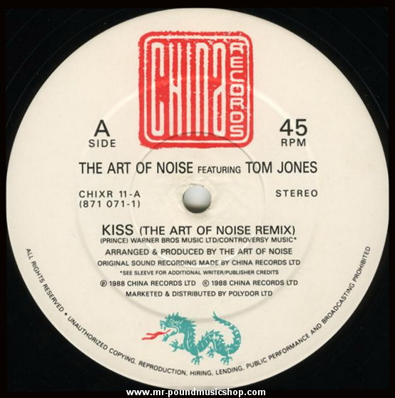 The Art Of Noise Featuring Tom Jones - Kiss (AON Mix)