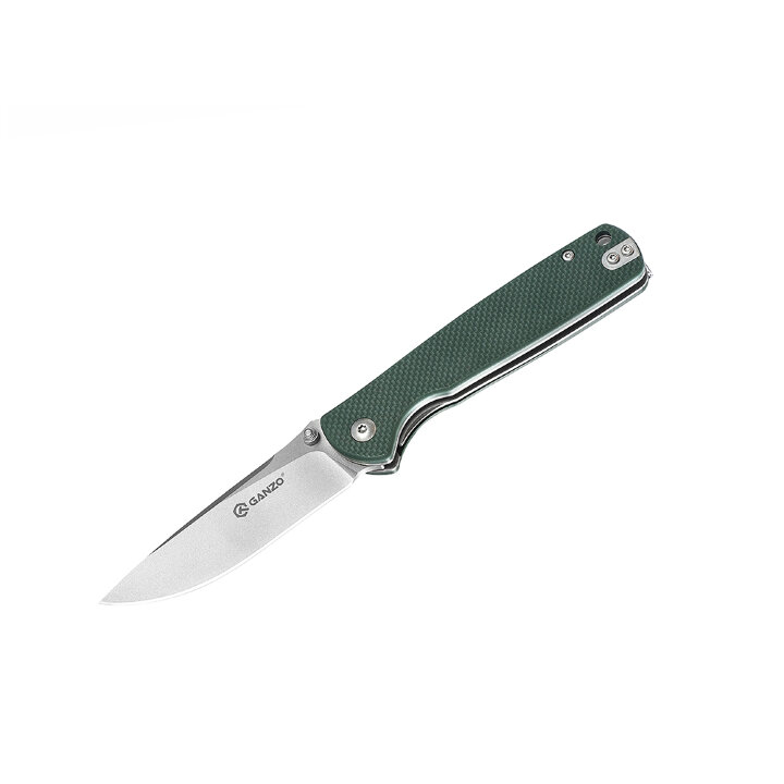 มีดพับ Ganzo กานโซ่ รุ่น G6805 / 8CR14 Steel / G10 / ของแท้ 100% (BLUE-GREEN)