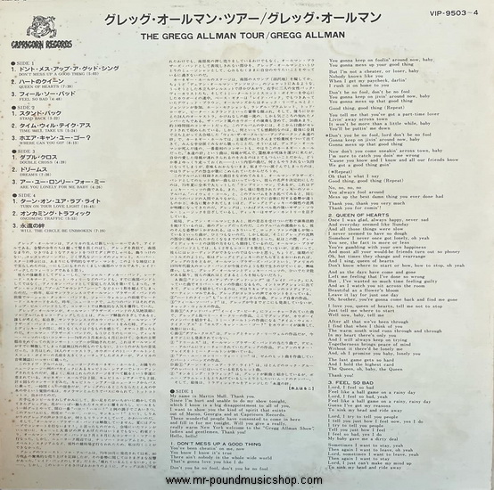 Gregg Allman With Cowboy / Boyer & Talton - The Gregg Allman Tour