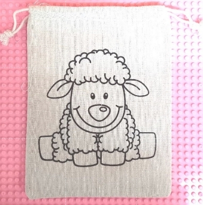 ถุงผ้าระบายสี แกะ 30 - Eco Bag Sheep 30